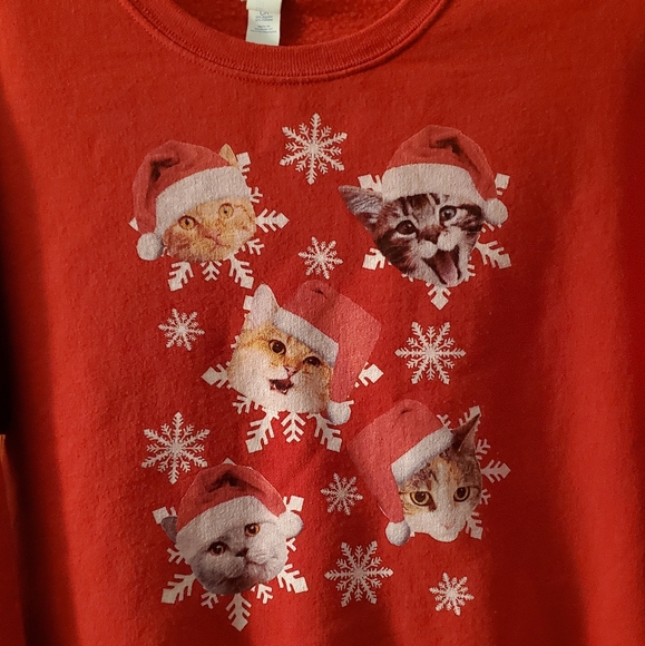 Lost Gods Cats Ugly Christmas Sweater - Picture 3 of 9